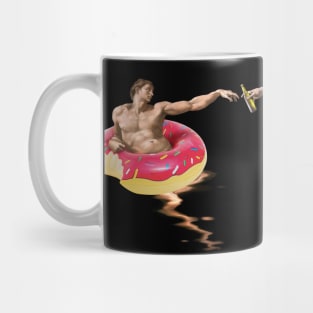 adam in donut Mug